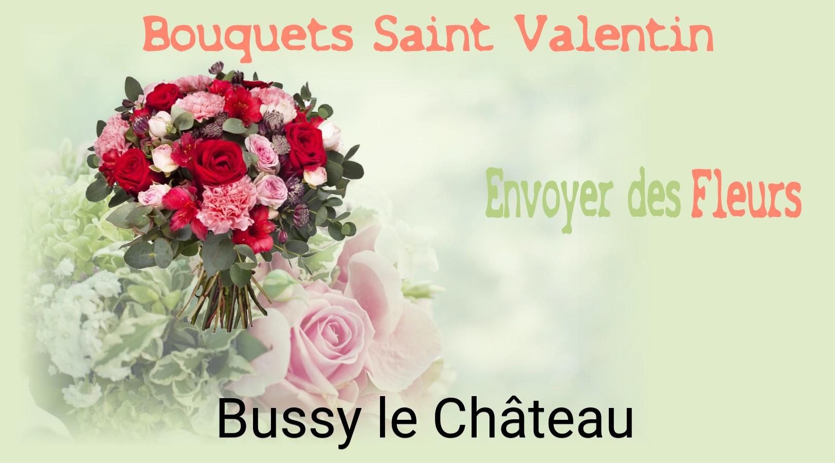 Roses de Saint-Valentin livrées à Bussy-le-Château